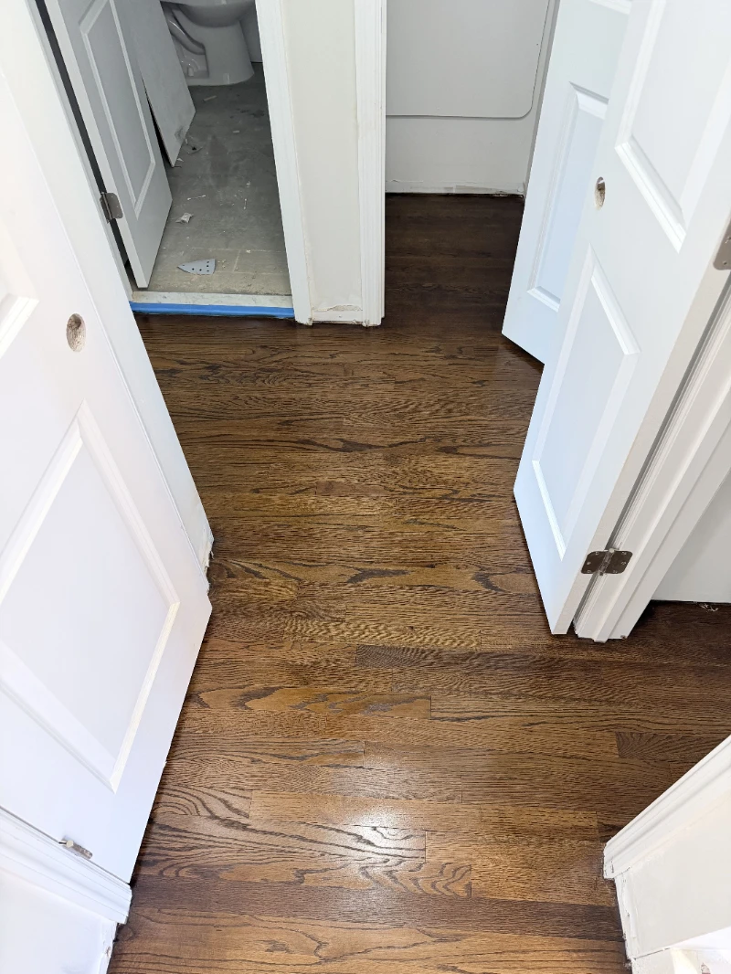 Wood floor project by VGJ Floors Covering in New Jersey