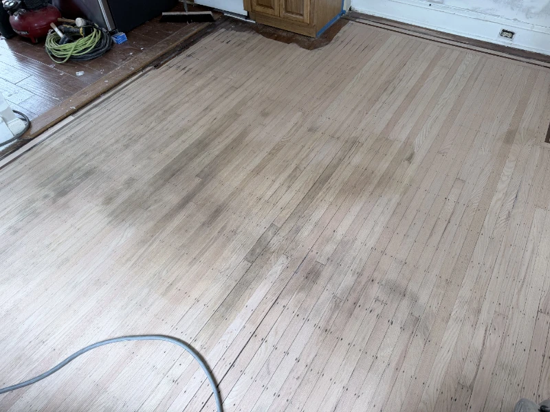 Wood floor project by VGJ Floors Covering in New Jersey