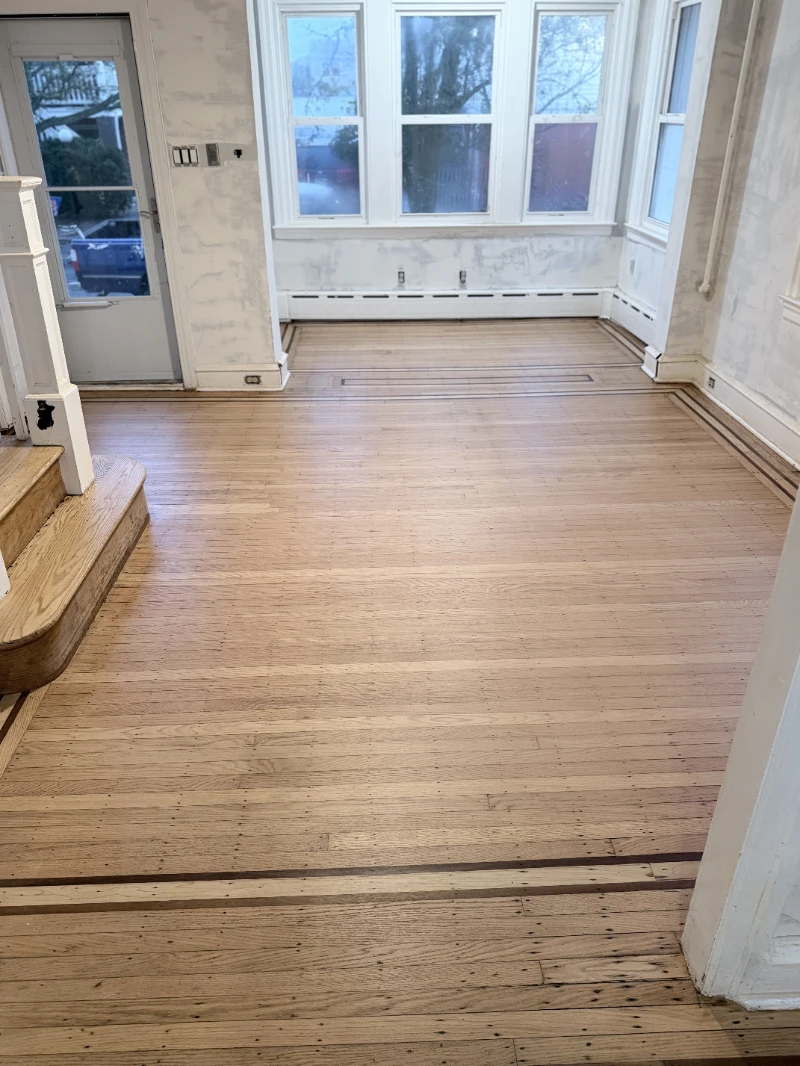 Wood floor project by VGJ Floors Covering in New Jersey