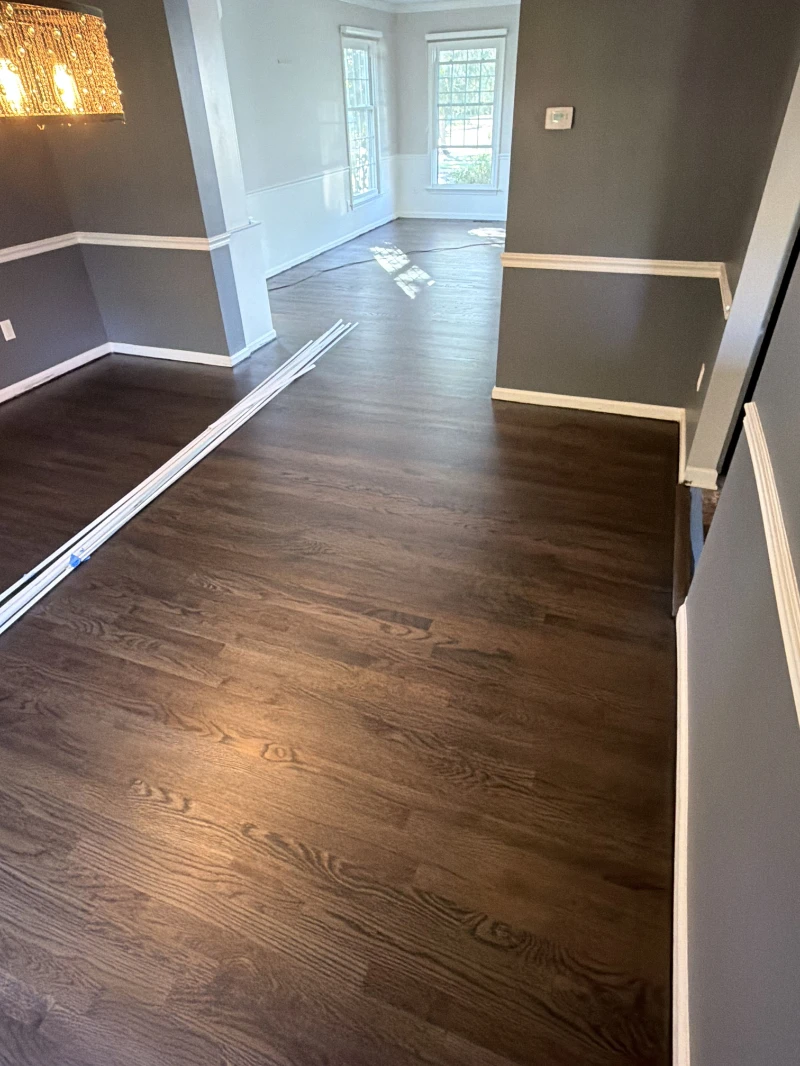 Wood floor project by VGJ Floors Covering in New Jersey
