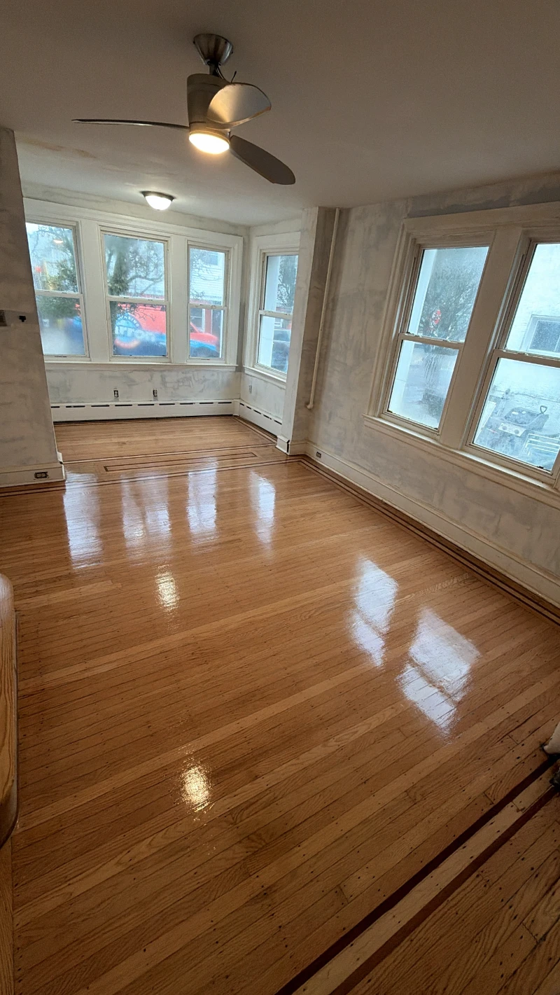 Wood floor project by VGJ Floors Covering in New Jersey