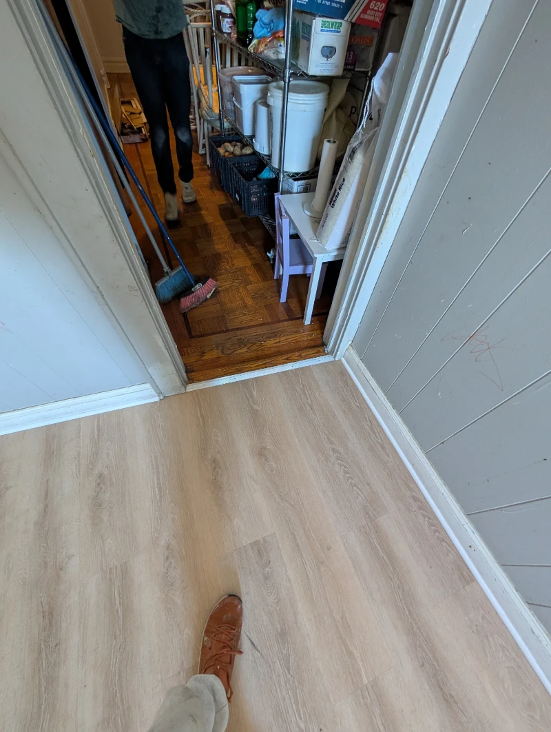 Wood floor project by VGJ Floors Covering in New Jersey