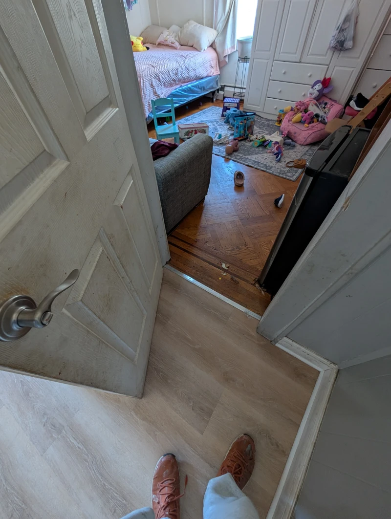 Wood floor project by VGJ Floors Covering in New Jersey