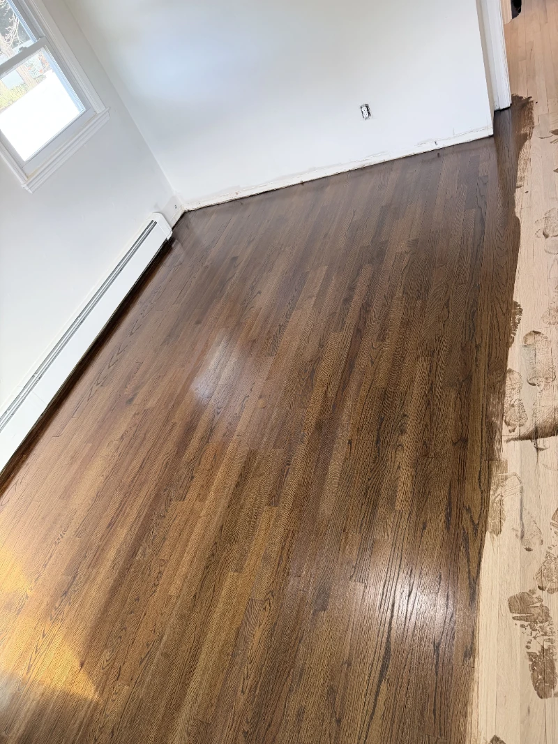 Wood floor project by VGJ Floors Covering in New Jersey