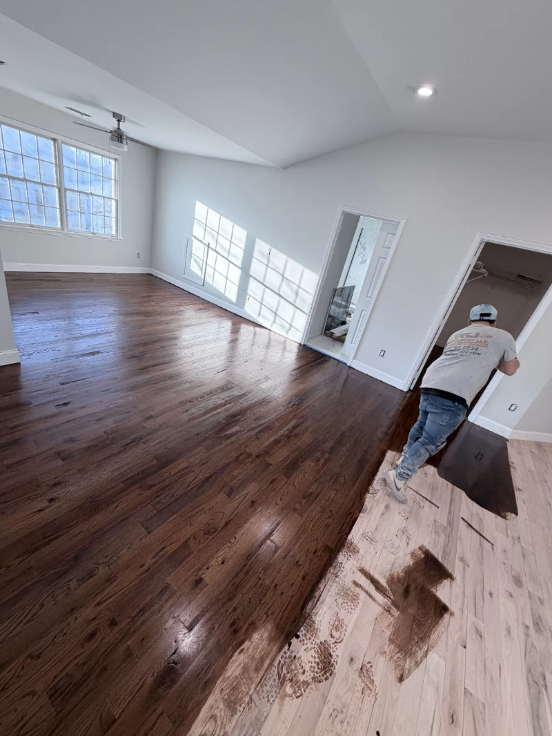 Wood floor project by VGJ Floors Covering in New Jersey