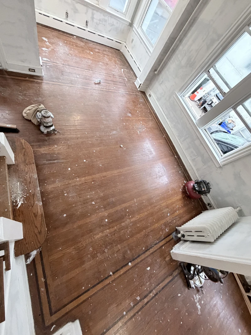 Wood floor project by VGJ Floors Covering in New Jersey